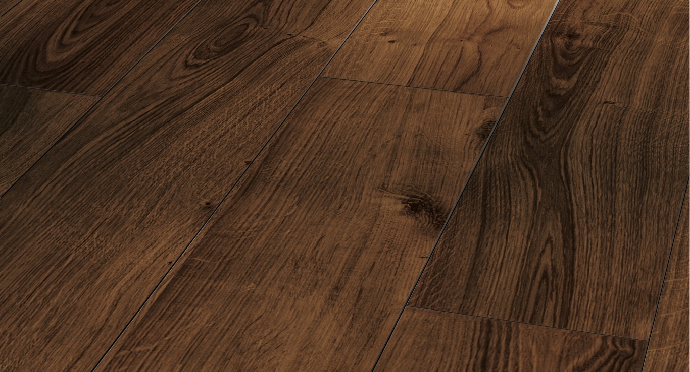 Ламинат Parador Classic 1050V Дуб Копченый 1475603 1285×194×8